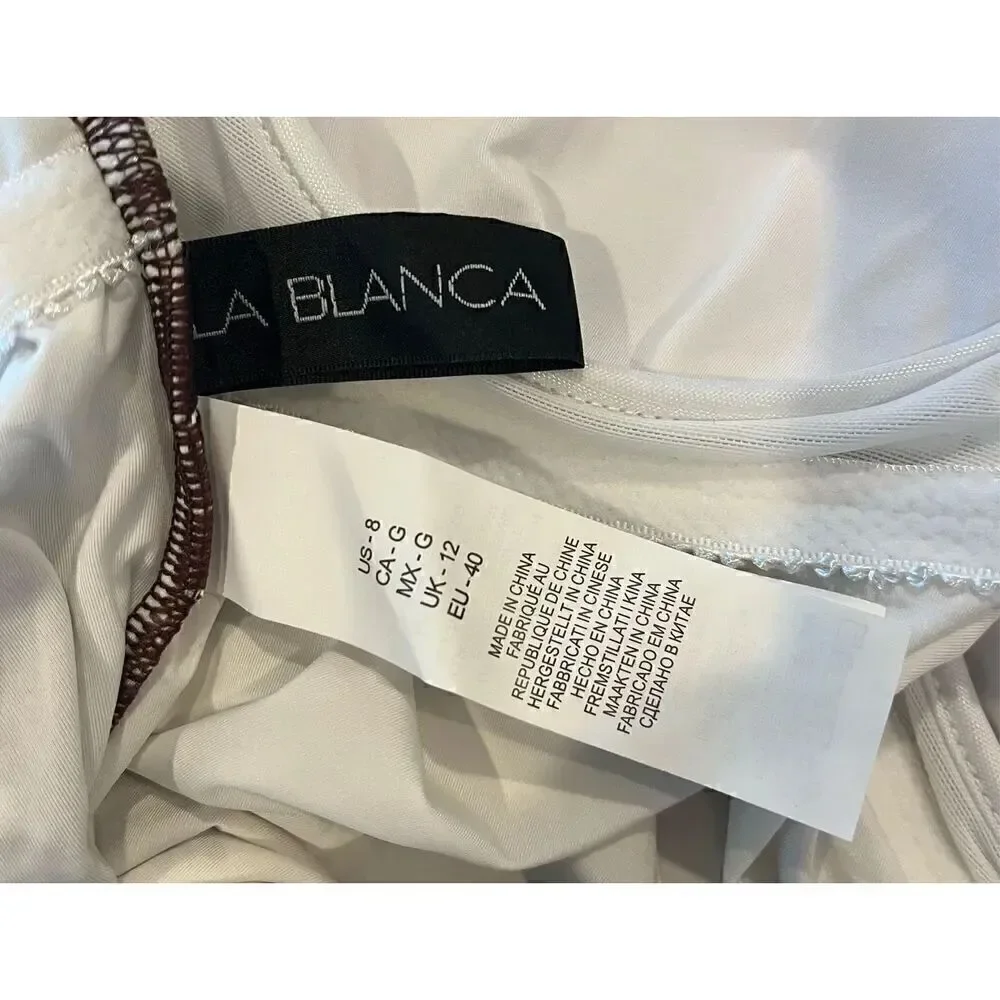 La Blanca Women's Lingerie Strap Tankini Swimsuit Top